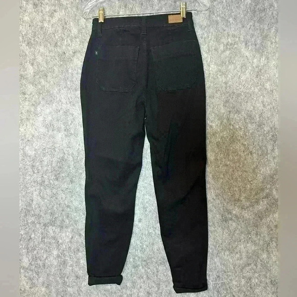Judy Blue Black Denim Jogger - Size 0 - Picture 3 of 8